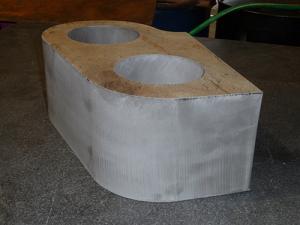 8" Waterjet Shape Cut