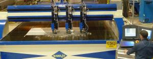 3 Head Waterjet 12' Wide Table