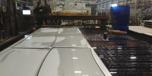 ESAB Plasma Table with Stainless Cut Plate